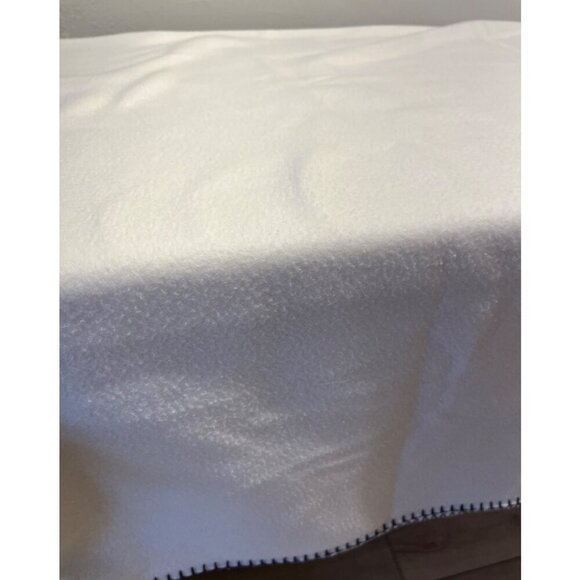 VTG Lauren Ralph Lauren Flag Fleece Throw Blanket 50x70 Embroidered - Picture 8 of 8